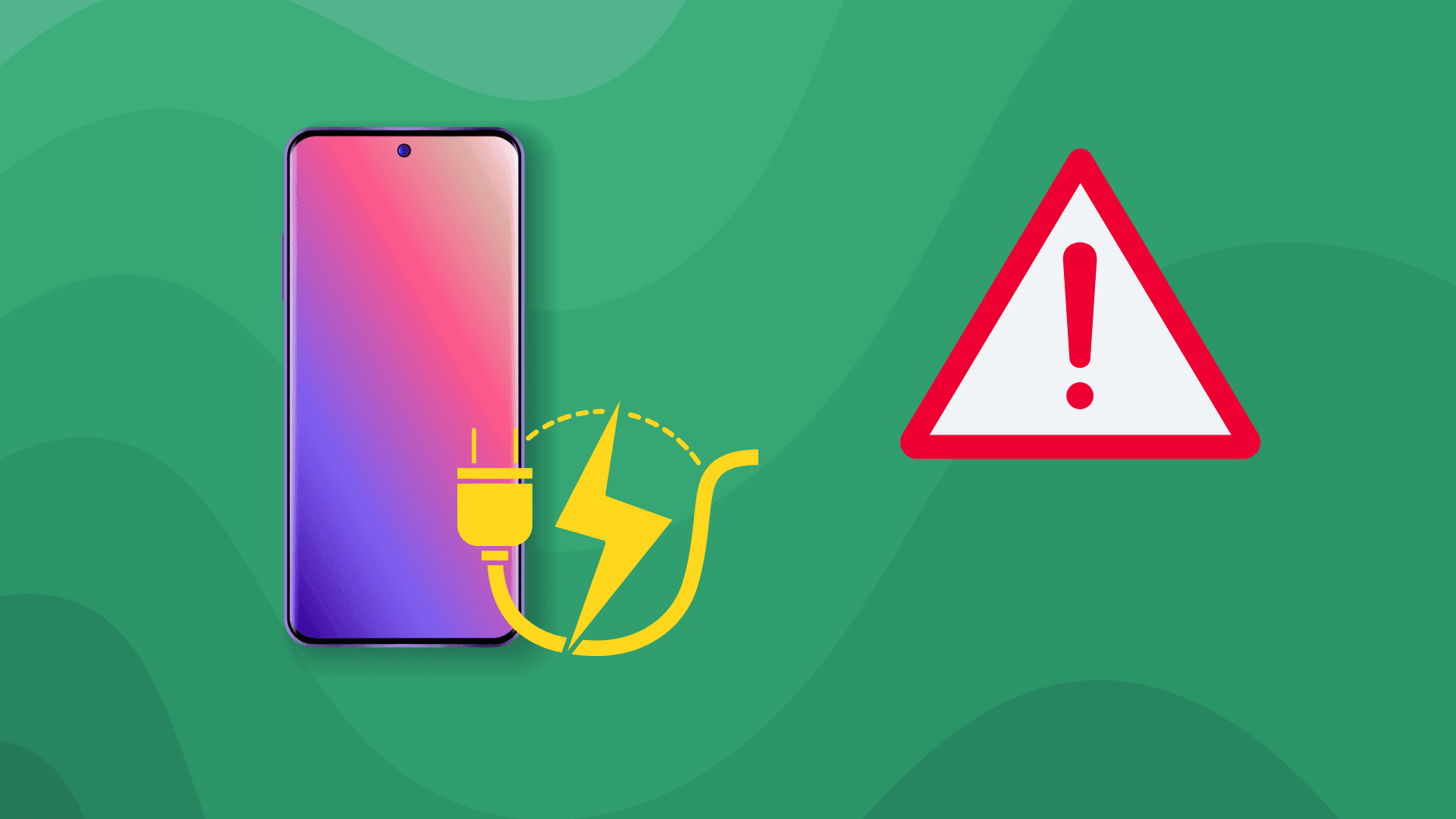 Téléphone Samsung Galaxy posé sur un câble de charge